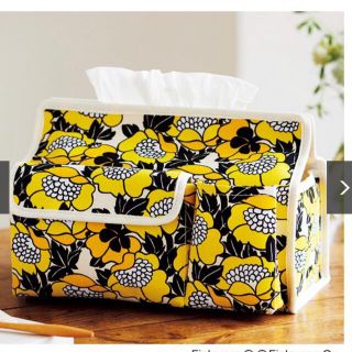 マリメッコ(marimekko)の大人のおしゃれ手帖付録フィンレイソンティッシュカバー(ティッシュボックス)