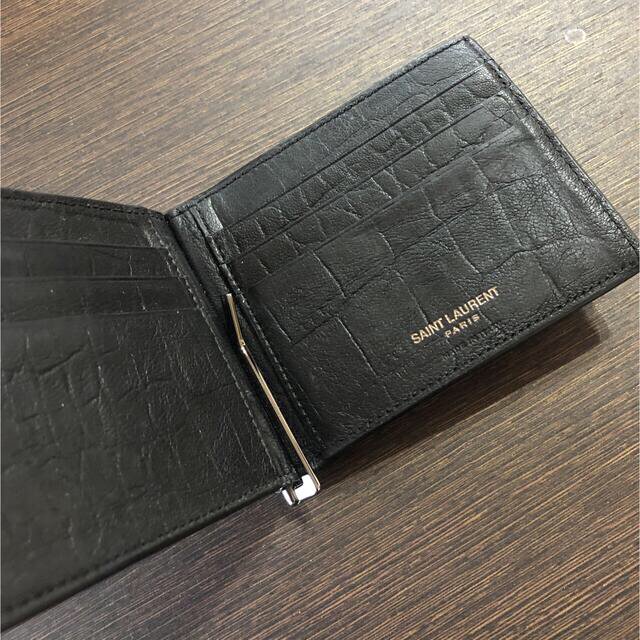 ☆極美品☆サンローラン クロコダイル型押し 在ろ ☆極美品☆サンローラン クロコダイル型押し 在ろ