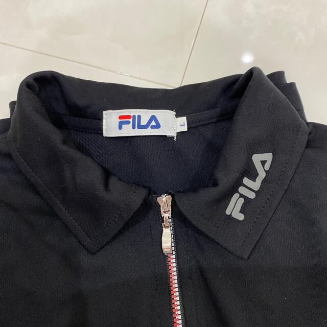 FILA(フィラ)のフィラ半袖ジップシャツ&白Ｔシャツ メンズのトップス(Tシャツ/カットソー(半袖/袖なし))の商品写真