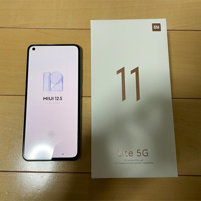 Xiaomi Mi 11 Lite 5G ミントグリーン 美品