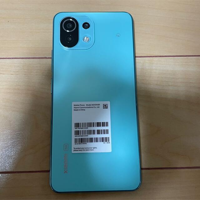 Xiaomi Mi 11 Lite 5G ミントグリーン 美品 2