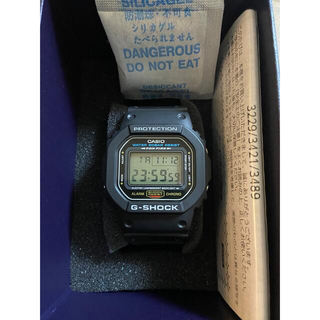 ジーショック(G-SHOCK)の[カシオ] 腕時計 ジーショック DW-5600E-1 ブラック(腕時計(デジタル))