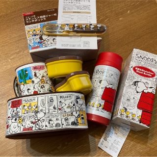 スヌーピー(SNOOPY)のSNOOPY 保温ランチボックス　ボトルセット(キャラクターグッズ)