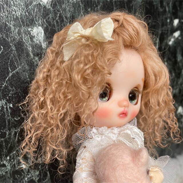 blythe _wm-505アプリコットベージュ⭐️チベットラムウィッグ