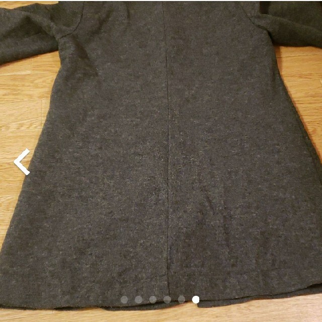 MUJI (無印良品)(ムジルシリョウヒン)の無印良品　ノーカラーウールコート レディースのジャケット/アウター(ロングコート)の商品写真