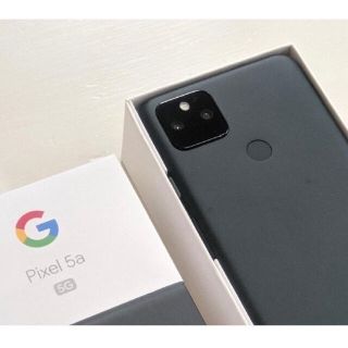 未使用 Google Pixel 5a 5G SIMフリー ブラック黒(スマートフォン本体)