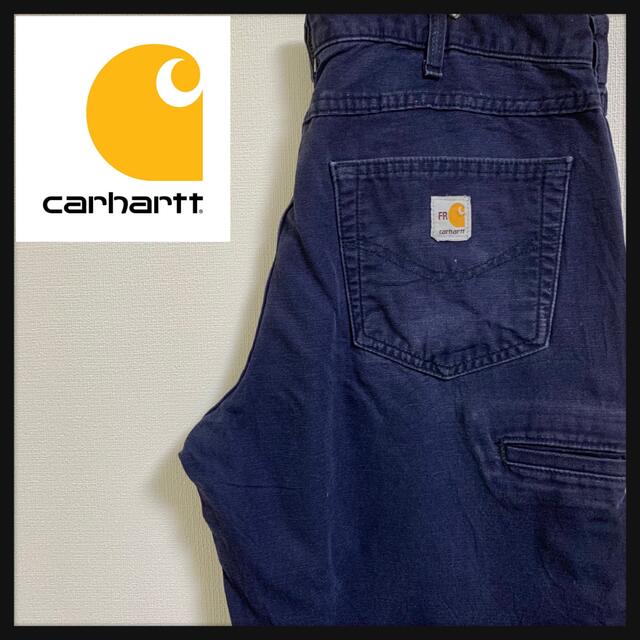 carhartt(カーハート)の【大人気】Carhartt カーハート ペインターパンツ ダック生地 ネイビー メンズのパンツ(ペインターパンツ)の商品写真