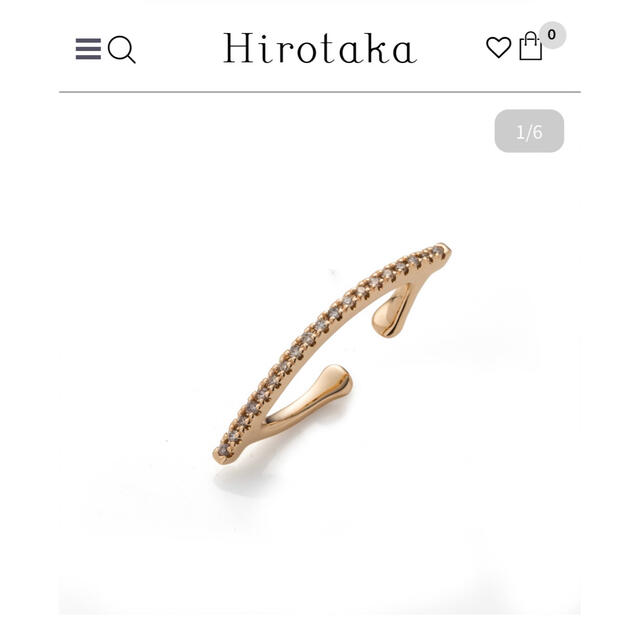 ヒロタカ イヤーカフ ダイヤの通販 i ラクマ 正規品! - gymparagon.com