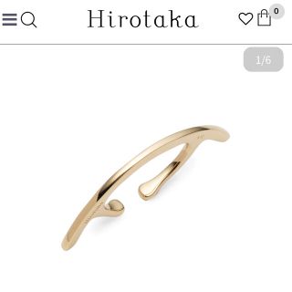 ヒロタカ　ボウ　イヤーカフ　ゴールド　完売品(イヤーカフ)