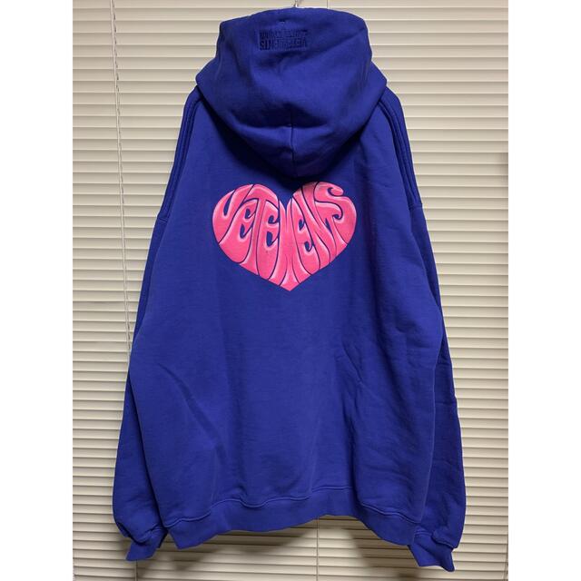 新品《 VETEMENTS 》Dolphins Heart Hoodie S