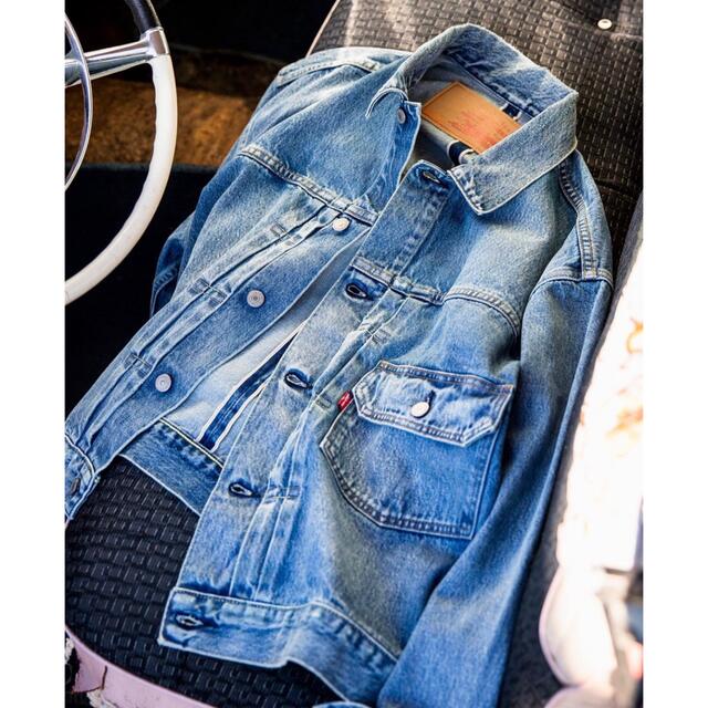 L Levi's Beams super wide denim jacket