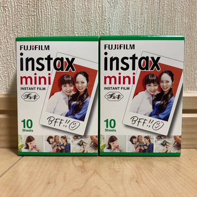 富士フイルム チェキ フイルム instax mini (10枚入)2パック スマホ/家電/カメラのカメラ(その他)の商品写真