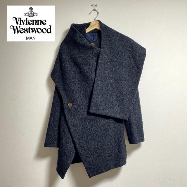 vivienne westwood MAN ヘリンボーン 変形コート