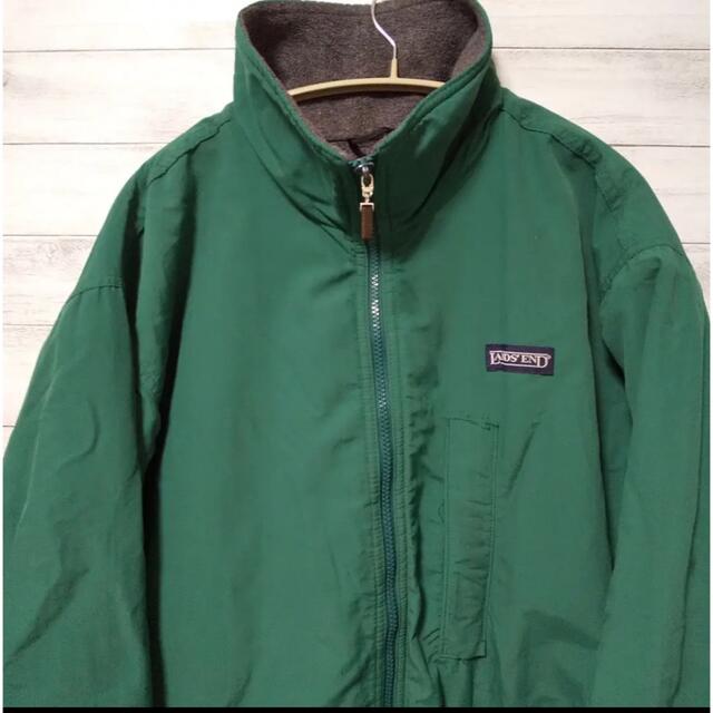 直営店 LANDS' END POLARTEC フリースジャケット グレー S