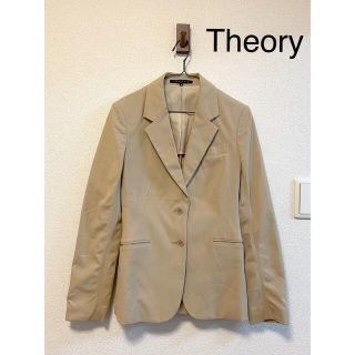 セオリー(theory)のセオリー　ジャケット　コットン　綿　春夏　ベージュ　サイズ4  L XL(テーラードジャケット)