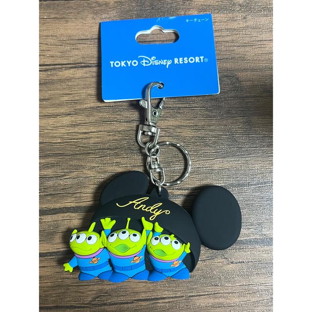 Disney(ディズニー)の【Disney】リトルグリーンメン キーホルダー エンタメ/ホビーのアニメグッズ(キーホルダー)の商品写真