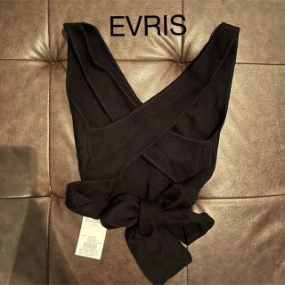 エヴリス(EVRIS)のEVRIS ノースリーブ トップス 新品未使用タグ付き(カットソー(半袖/袖なし))