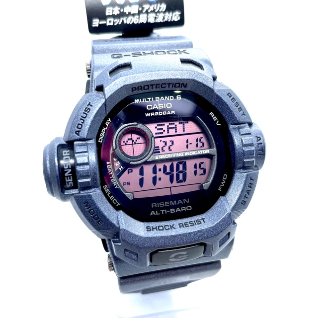 カシオ　G-shock　生産終了　ソーラー電波時計・充電　入手困難特別価格！