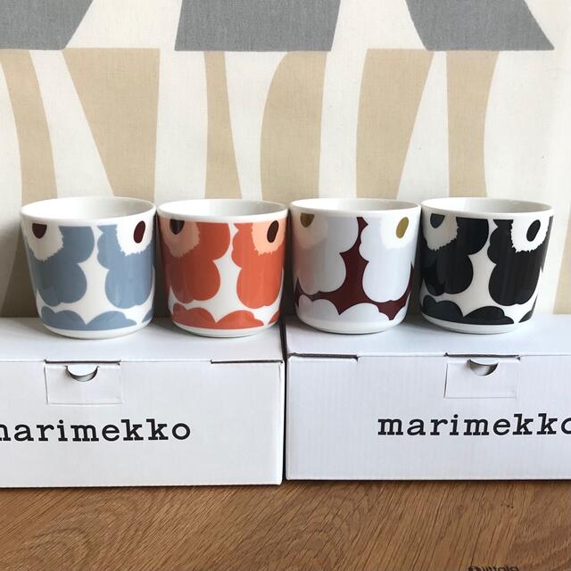 新品 4個 marimekko UNIKKO ウニッコ ラテマグ マグカップ 食器 【受注 ...