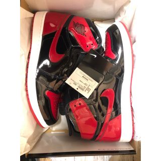 ナイキ(NIKE)のJordan1 Patent Bred HIGH OG 28cm(スニーカー)