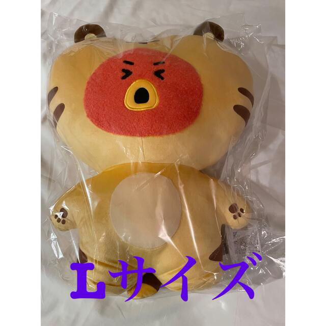 超大特価 Lサイズ TATA ぬいぐるみ たっとん タイガー Tiger bt21 ...