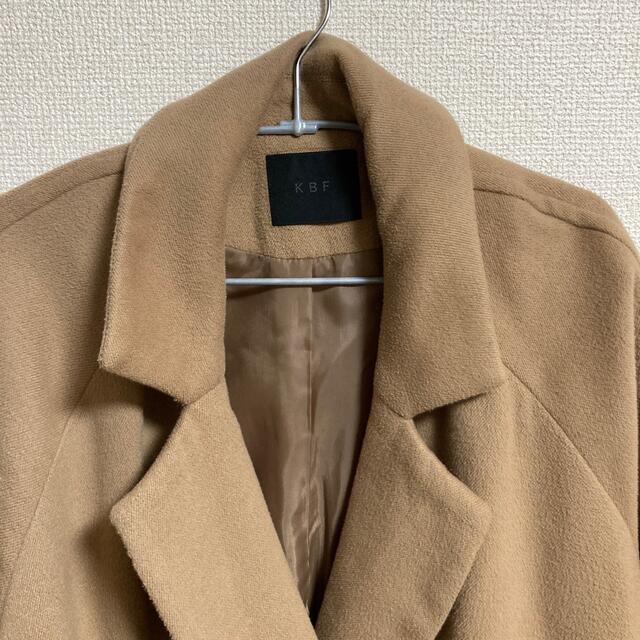 KBF(ケービーエフ)のKBF コート　ブラウン レディースのジャケット/アウター(ロングコート)の商品写真