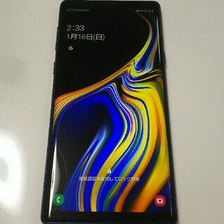 Galaxy - 美品　simフリー　SC-01L　Galaxy Note9