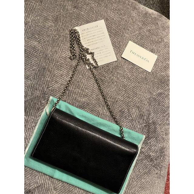大人気☆ Tiffany&Co ティファニー チェーンウォレット バッグ 長財布