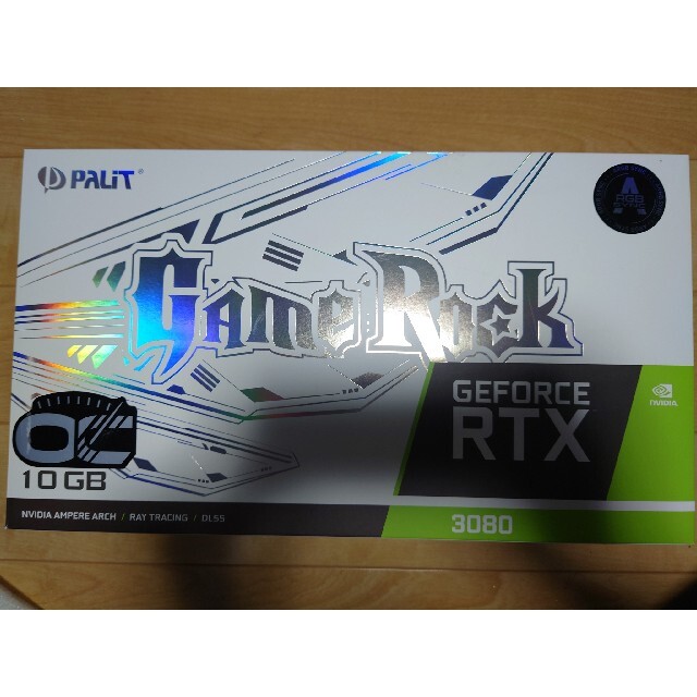 (中古)Palit GAMEROCK OC RTX3080 非LHR スマホ/家電/カメラのPC/タブレット(PCパーツ)の商品写真
