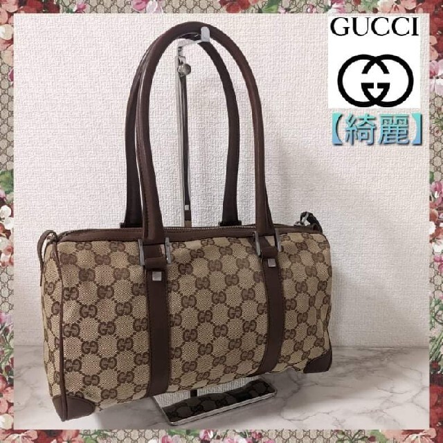 グッチ GUCCI キャンバス GG ボストンバッグ 型番 30458