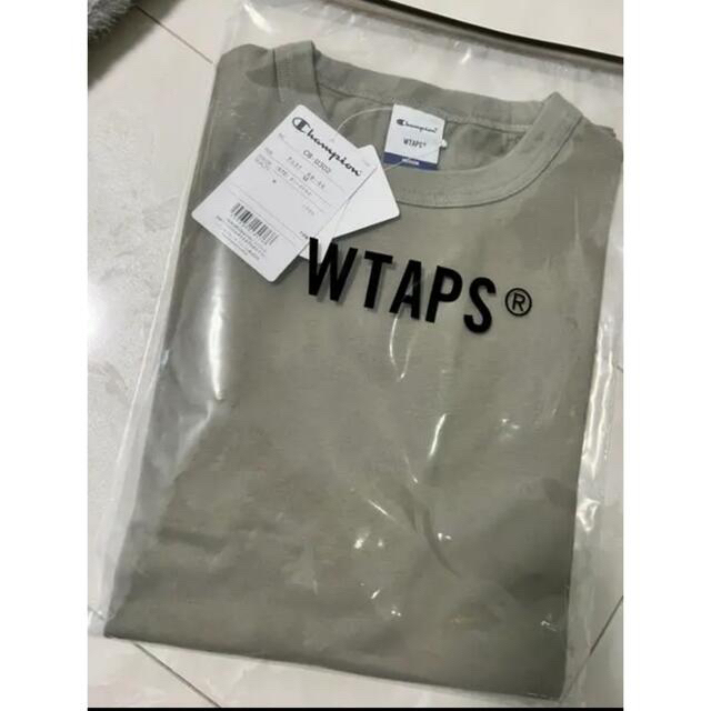 W)taps(ダブルタップス)の【最終値下げ】WTAPS champion Tシャツ　オリーブ　Sサイズ メンズのトップス(Tシャツ/カットソー(半袖/袖なし))の商品写真