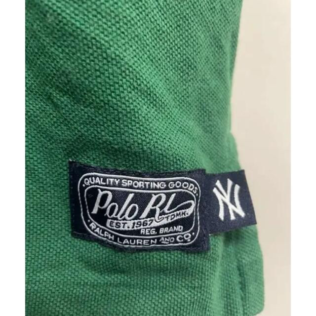 POLO RALPH LAUREN(ポロラルフローレン)の値下げ　ラルフローレン　MLBコラボ　ヤンキース　ポロシャツ　XL メンズのトップス(ポロシャツ)の商品写真