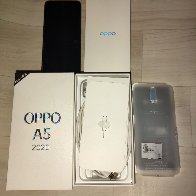 有顔認証OPPO SIMフリースマートフォン A5 2020 NA グリーン