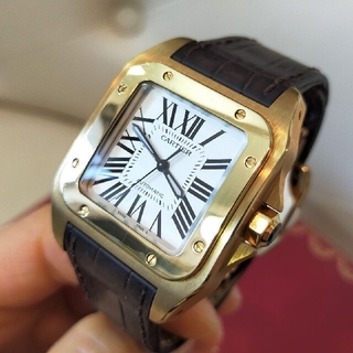 カルティエ(Cartier)の破格!! Cartier カルティエ サントス100 18K(腕時計(アナログ))