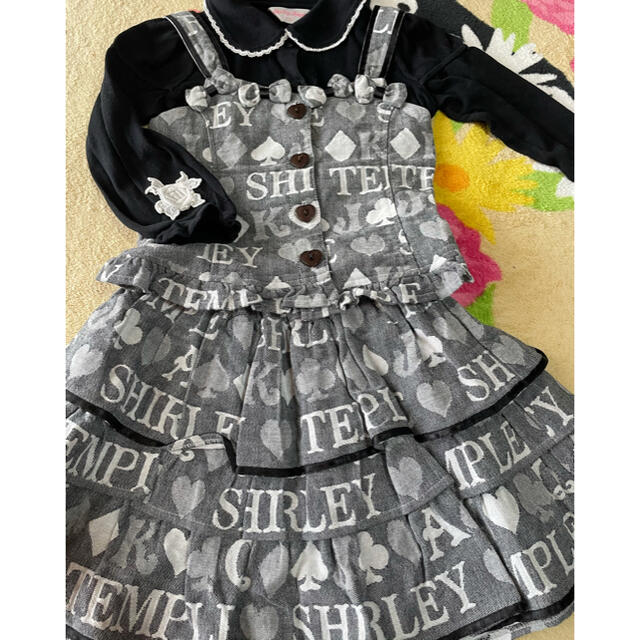 Shirley Temple(シャーリーテンプル)のシャーリーテンプル　ビスチェ　スカート　カットソー キッズ/ベビー/マタニティのキッズ服女の子用(90cm~)(スカート)の商品写真