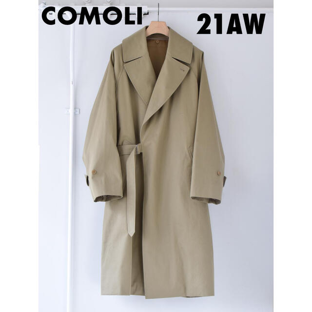 ★新品未使用★21aw COMOLI コットンギャバタイロッケンコートsize1