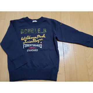 ダブルビー(DOUBLE.B)の美品　ミキハウス　ダブルB 　カモフラ　裏起毛　トレーナー　120(Tシャツ/カットソー)