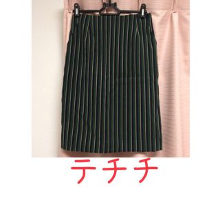 テチチ(Techichi)のテチチ♡ストライプスカート(ひざ丈スカート)