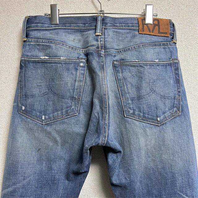 RRL(ダブルアールエル)の極美品★DOUBLE RL RRL 旧式力織機 ストレートレッグ デニムパンツ メンズのパンツ(デニム/ジーンズ)の商品写真