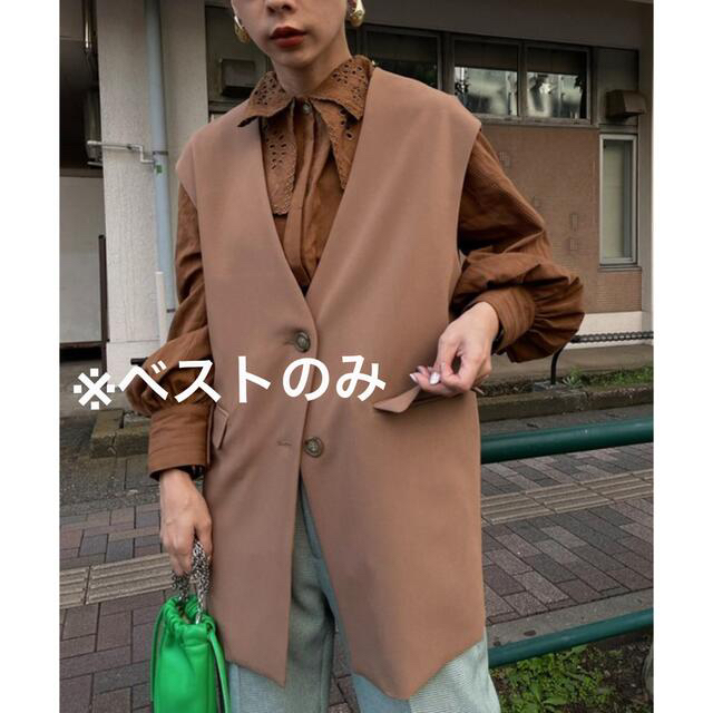 Ameri VINTAGE(アメリヴィンテージ)の【新品 】2WAY LADY BLOUSE WITH VEST レディースのトップス(ベスト/ジレ)の商品写真