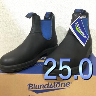 ブランドストーン(Blundstone)のUK6 【新品未使用】ブランドストーン　ブラック&ブルー　サイドゴアブーツ(ブーツ)