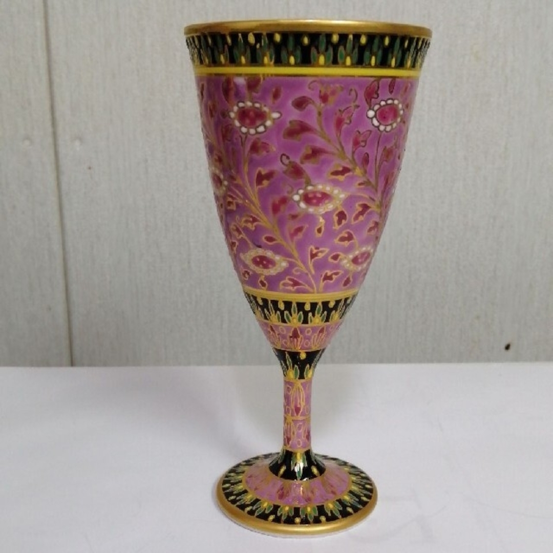 陶磁器グラス　ワイングラス　シャンパングラス　2個 1