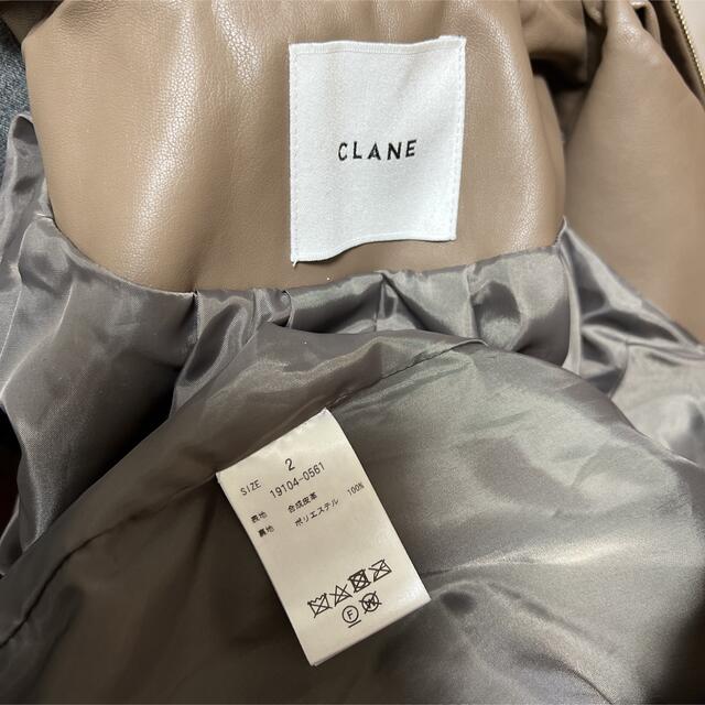 とくに CLANE EGG FAKE LEATHER JACKETの通販 by reno's shop|ラクマ