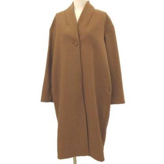 アメリヴィンテージ(Ameri VINTAGE)のアメリヴィンテージ 美品 SIMPLE NO COLLAR COAT コート F(ロングコート)