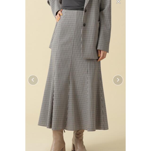 Demi-Luxe BEAMS(デミルクスビームス)のウールツイル　マーメイドスカート レディースのスカート(ロングスカート)の商品写真