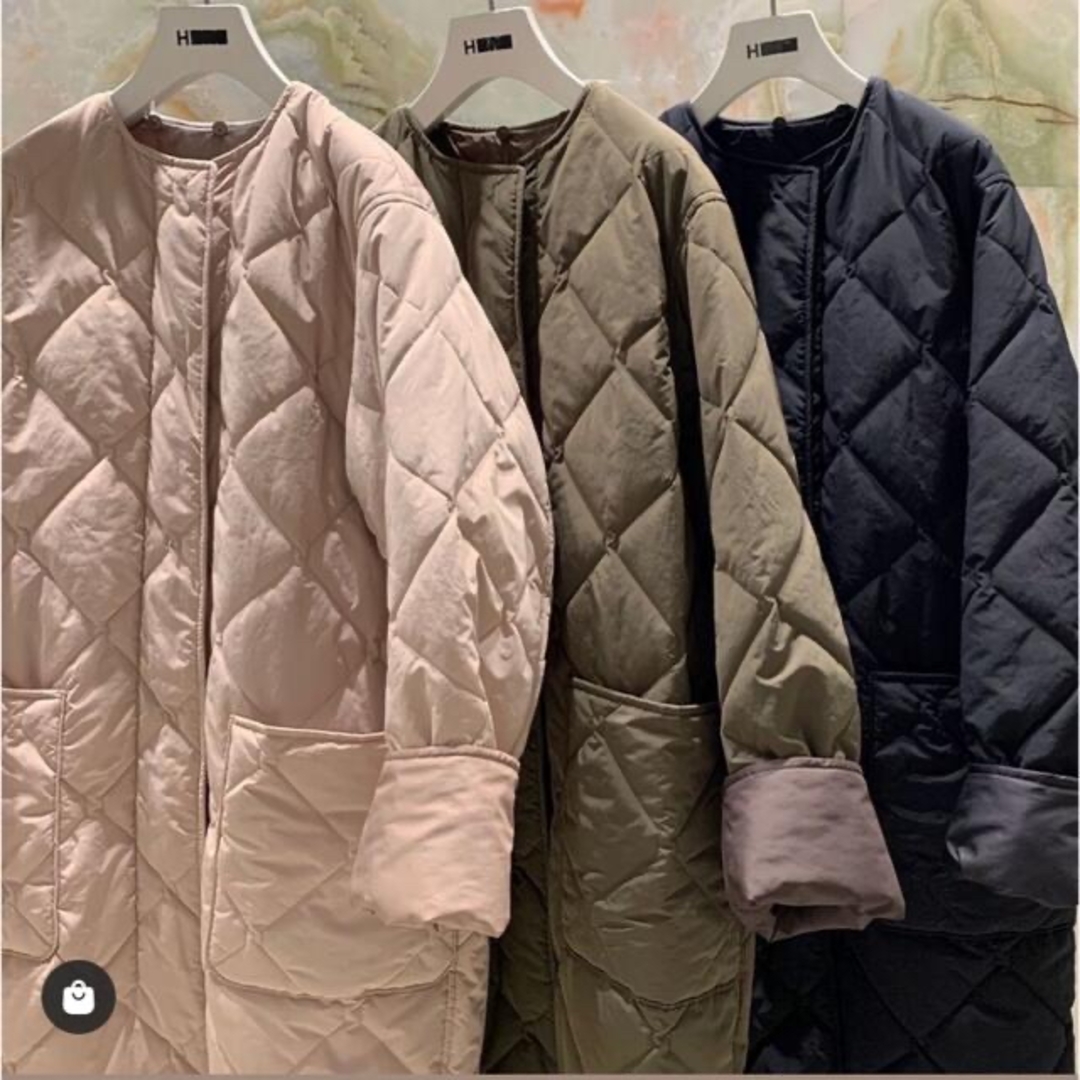 BEAUTY&YOUTH UNITED ARROWS(ビューティアンドユースユナイテッドアローズ)の＜H＞QUILTED LONG COAT/コート レディースのジャケット/アウター(ロングコート)の商品写真