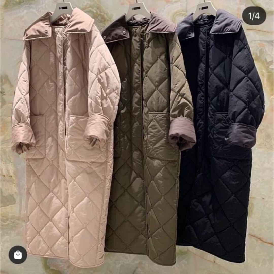 BEAUTY&YOUTH UNITED ARROWS(ビューティアンドユースユナイテッドアローズ)の＜H＞QUILTED LONG COAT/コート レディースのジャケット/アウター(ロングコート)の商品写真