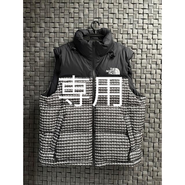 信用第一そして低価格】 Supreme Studded Nuptse Vest Black Large