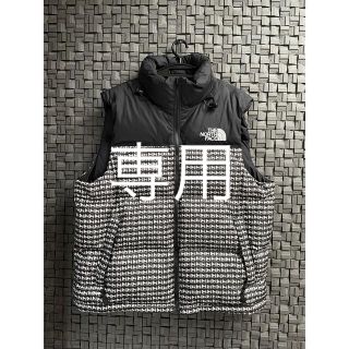 シュプリーム(Supreme)のSupreme Studded Nuptse Vest Black Large(ダウンベスト)