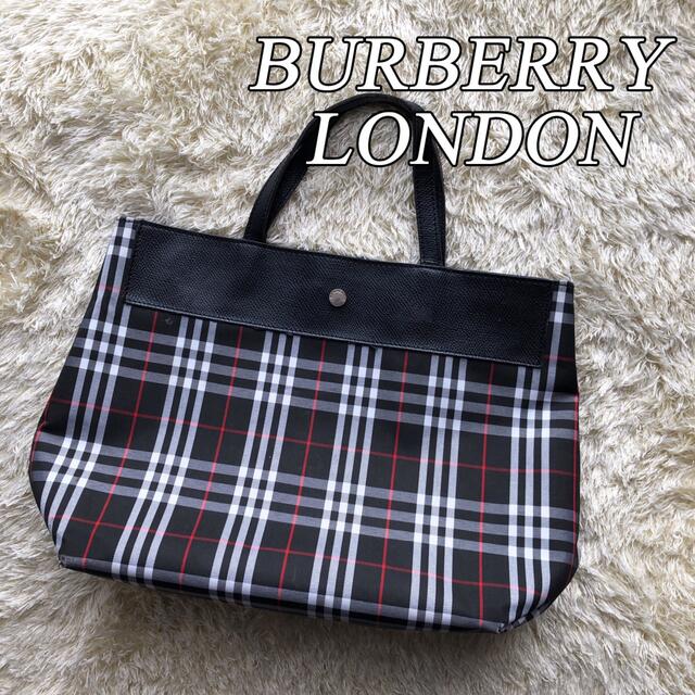 特価販売品 BURBERRY バック　ブラック LONDON ハンドバッグ